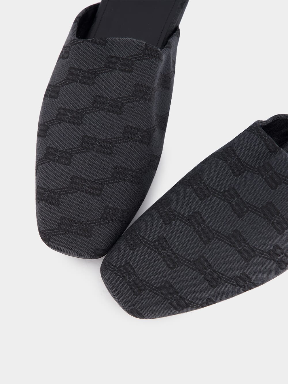 Cozy BB Monogram Jacquard Slippers