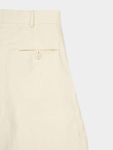 Stella McCartney Cream Linen Viscose Culotte Shorts