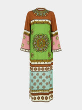 Alémais Contina Silk Midi Dress