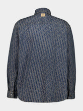 Dior OVERSHIRT L/S BUTTON UP W/ LOGO PRINT DENIM