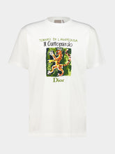 Dior T-SHIRT RELAXED FIT S/S C-NECK W/ BOOK COVER EMB COTTON