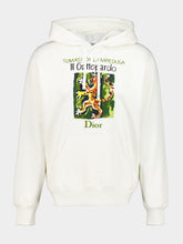 Dior HODDIE RELAXED FIT W/ BOOK COVER EMB COTTON