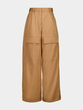 Stella McCartney Tan Organic Cotton Cargo Trousers
