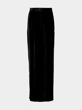Stella McCartney Black Oversized High-Waisted Trousers