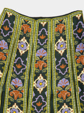 Alémais Oasira Print Embellished Midi Skirt