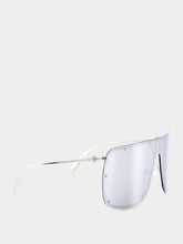 McQueen Rimless Oversized Pilot Sunglasses
