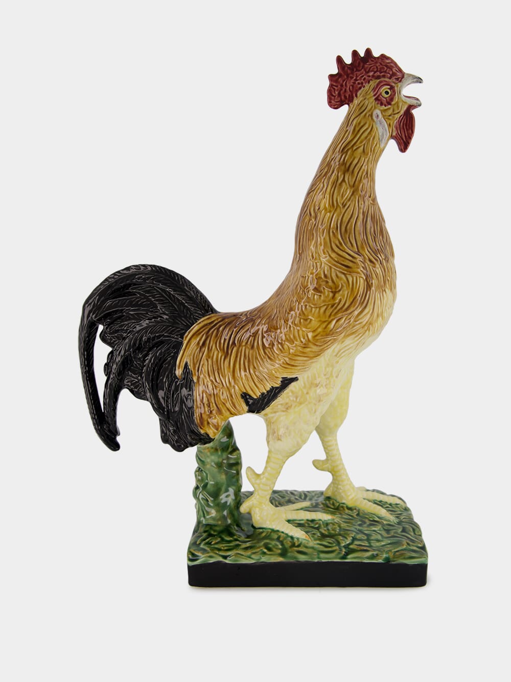 Large Rooster Singing Figure