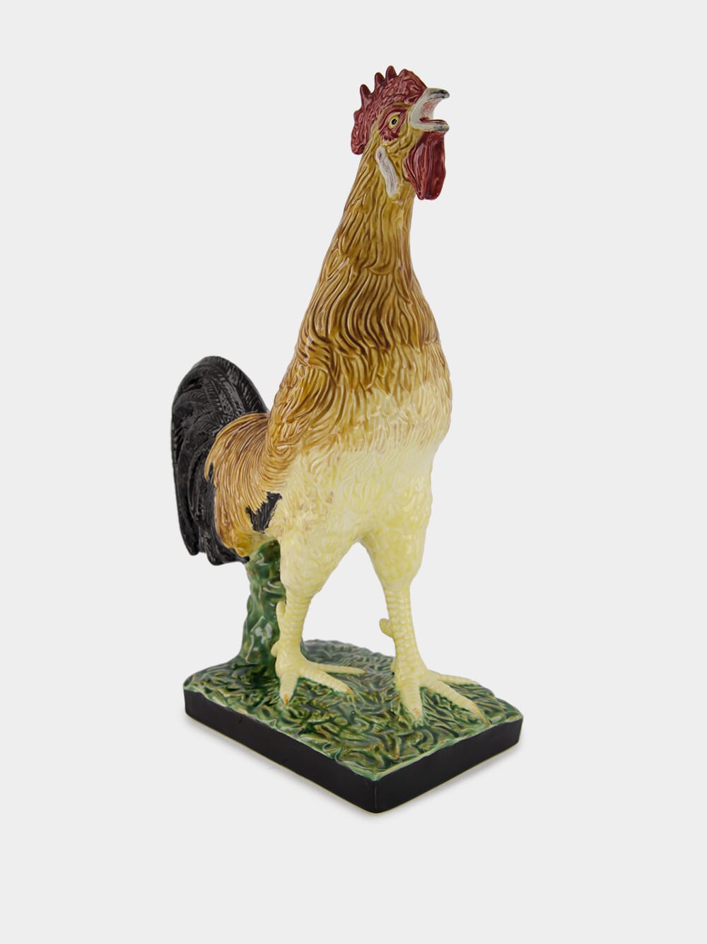 Large Rooster Singing Figure