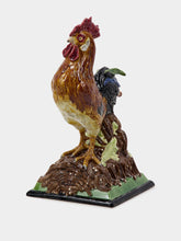 Bordallo Pinheiro Rooster Ceramic Figure