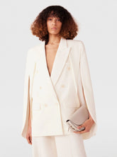 Stella McCartney Cream Cape-Sleeve Wool Blazer