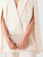 Stella McCartney Cream Cape-Sleeve Wool Blazer