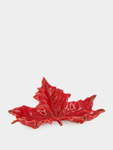 Bordallo Pinheiro Maple Leaf Small in Burgundy
