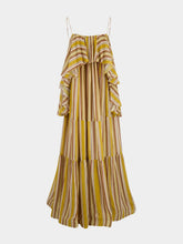 Zimmermann Rebellion Mustard Stripe Maxi Dress