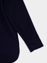 Stella McCartney Ink Blue Wool Overshirt