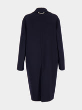 Stella McCartney Ink Blue Iconic Wool Coat