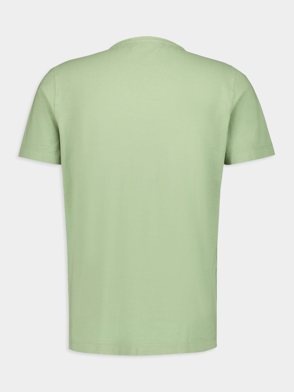 Light Green Cotton Crew Neck T-Shirt