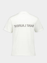 Saint Laurent Reverse Logo White T-Shirt