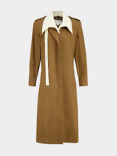 Stella McCartney Pecan Double Layer Trench Coat