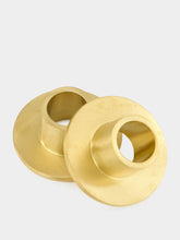 Ester & Erik Gold Small Candle Holders Set of 2