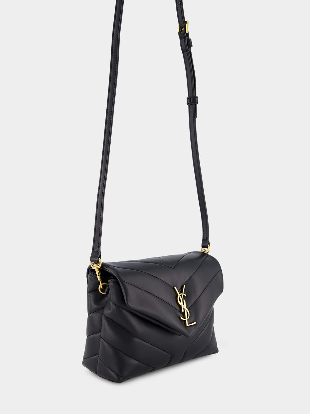 Toy Loulou Leather Black Bag