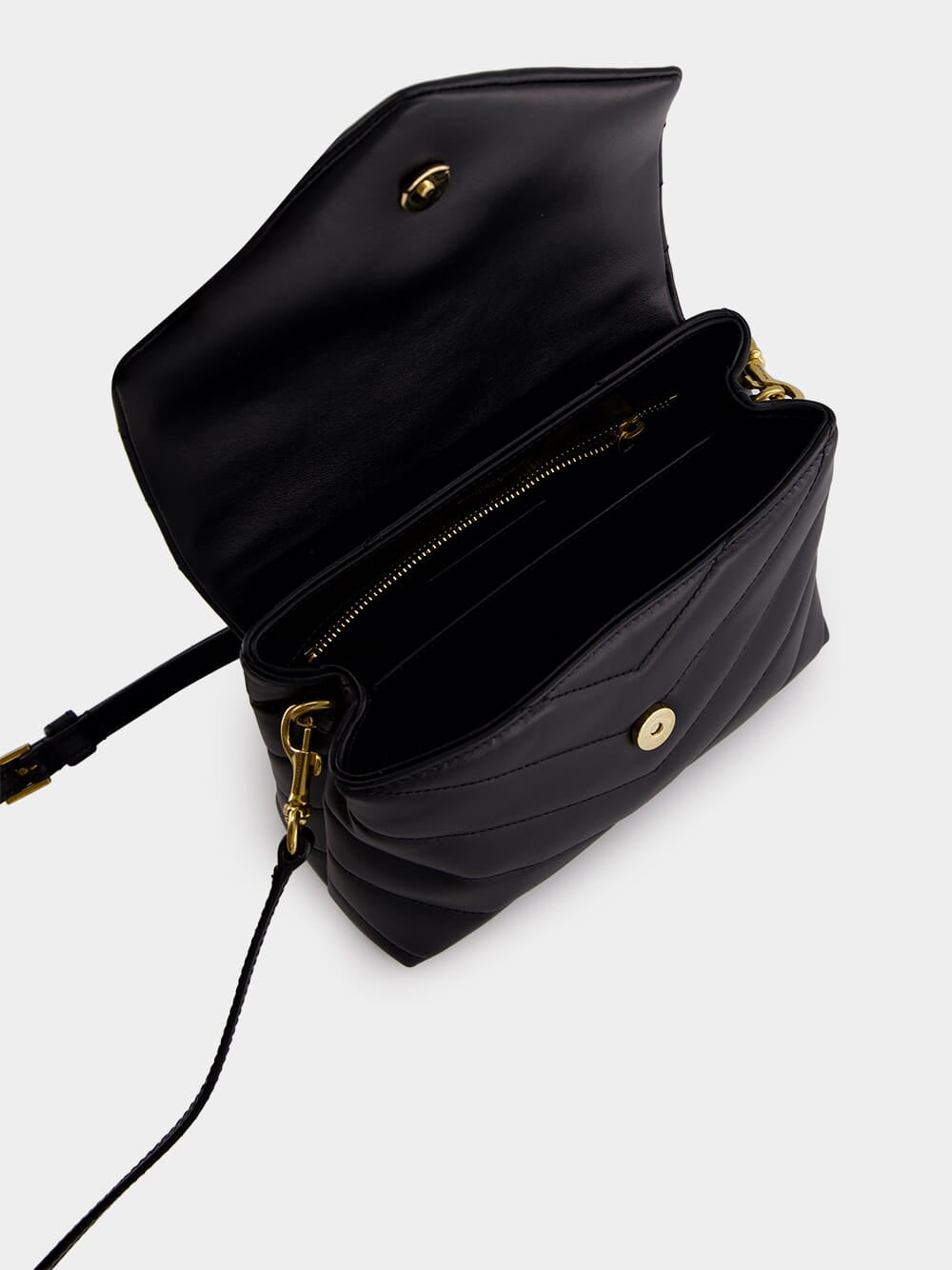 Toy Loulou Leather Black Bag