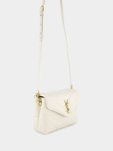 Saint Laurent White Loulou Toy Crossbody Bag