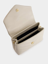 Saint Laurent White Loulou Toy Crossbody Bag