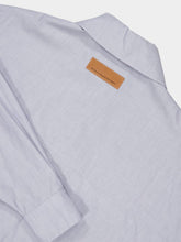 Stella McCartney Blue Grey Chambray Cotton Shirt Jacket