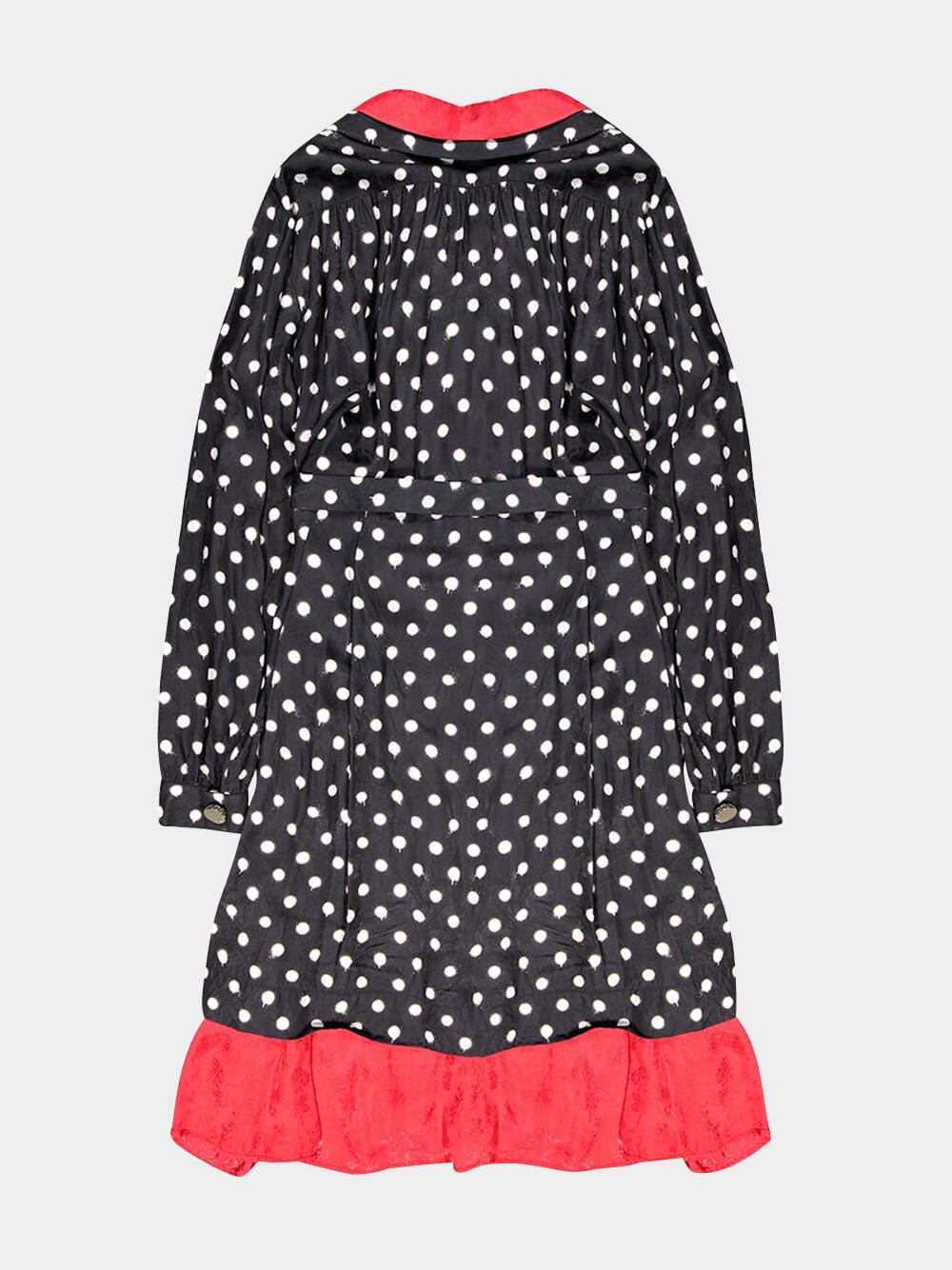 Spray Dots Reversible Coat Dress