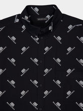 Balenciaga All-Over Logo Print Shirt