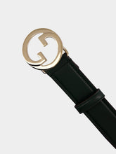 Gucci Green Calfskin Belt with GG Buckle