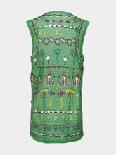 Alémais Green Sun Dancer Mini Dress