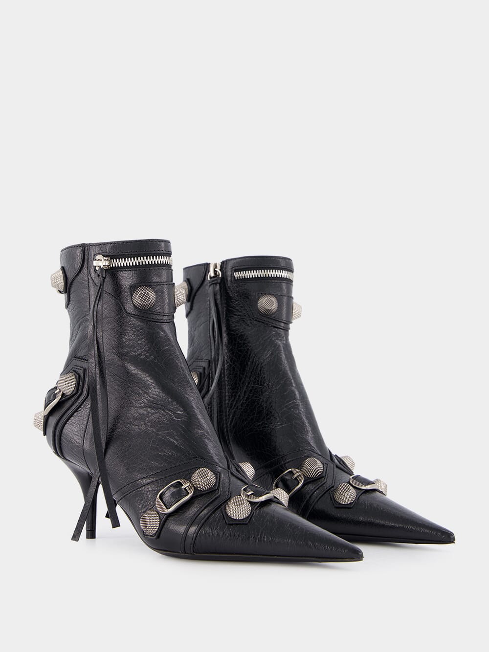 Cagole Buckle-Detail Ankle 70mm Boots