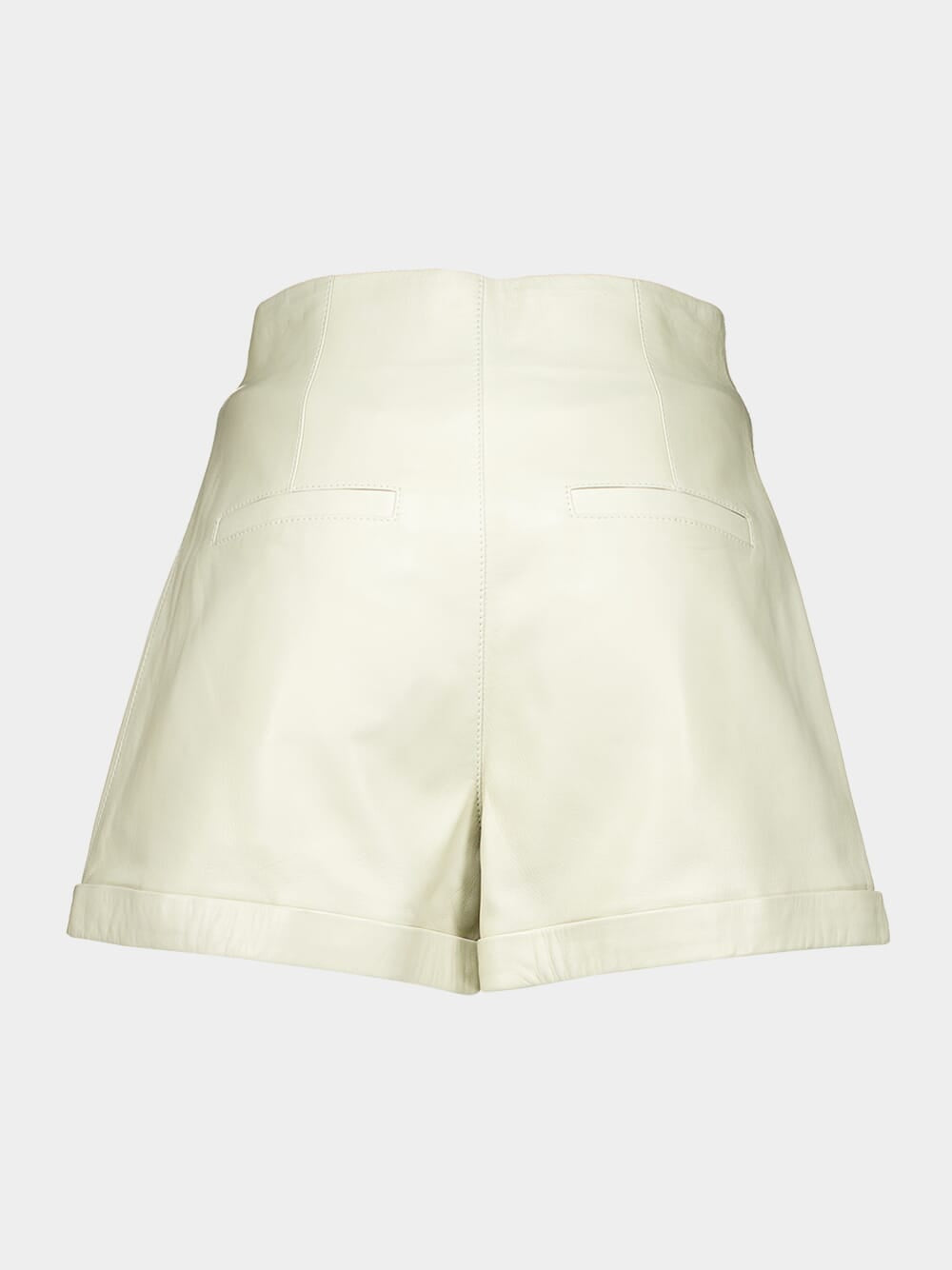 Button Detailed High Waist Shorts