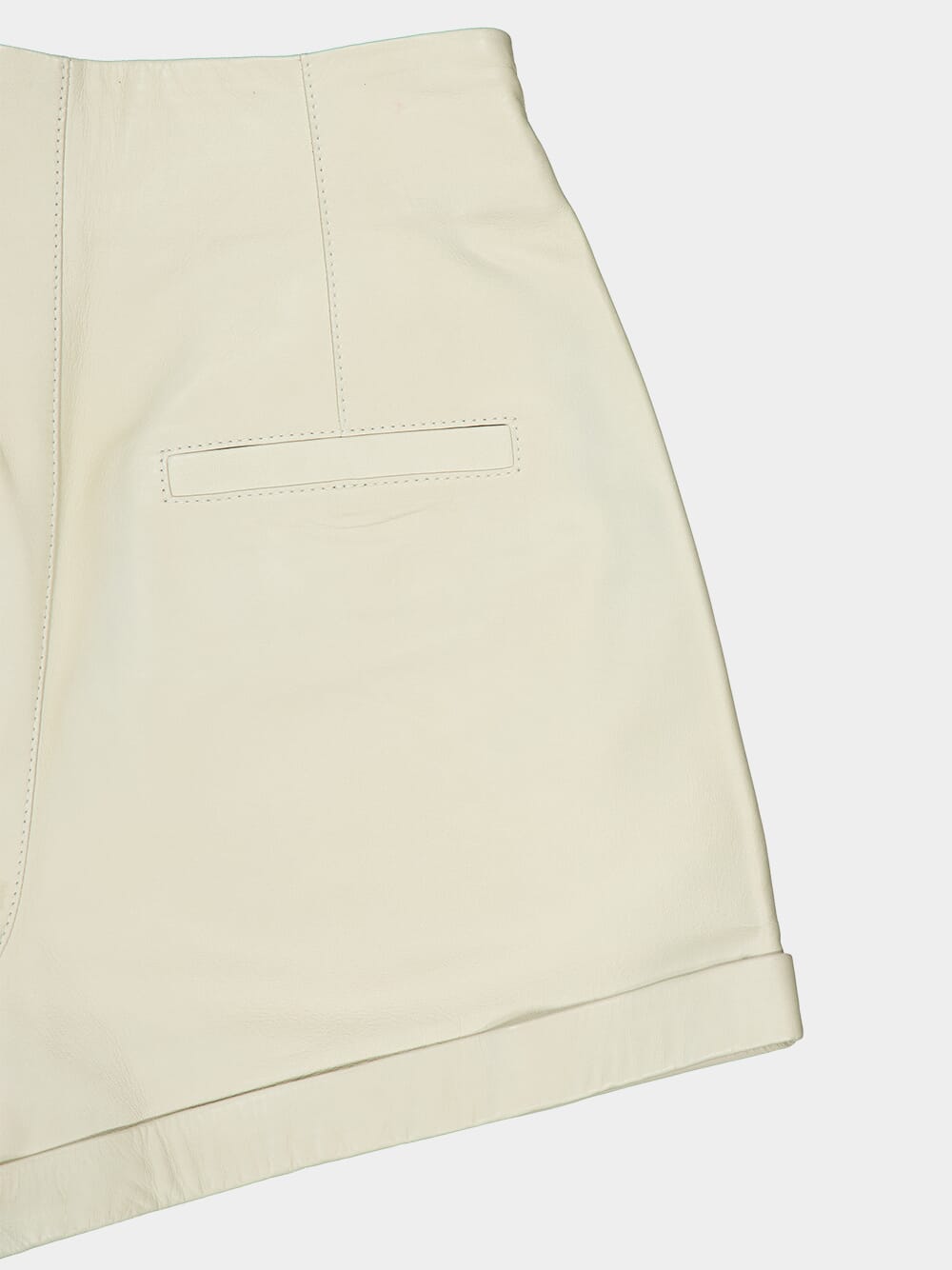 Button Detailed High Waist Shorts