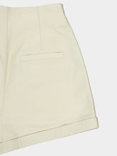 Saint Laurent Button Detailed High Waist Shorts