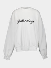 Balenciaga Logo Printed Crewneck Sweatshirt