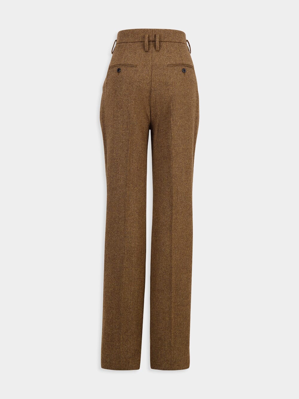 Wool High-Waisted Trousers