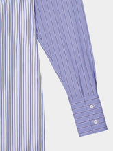 Stella McCartney Light Blue Mixed Stripe Mini Dress