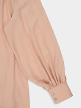 Stella McCartney Rose High-Neck Silk Chiffon Mini Dress