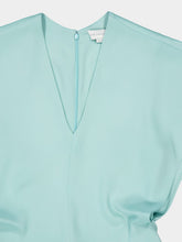 Stella McCartney Mint V-Neck Midi Dress
