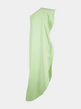 Stella McCartney Green Asymmetric Sleeveless Maxi Dress