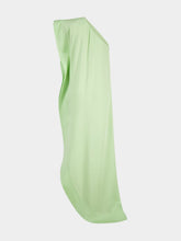 Stella McCartney Green Asymmetric Sleeveless Maxi Dress