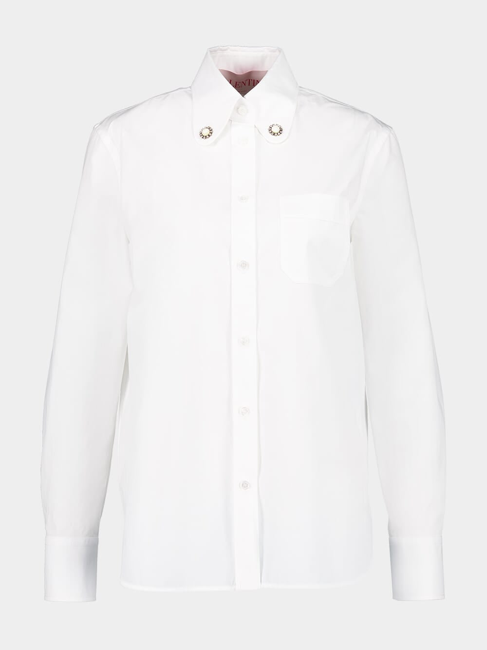 Optic White Cotton Poplin Shirt