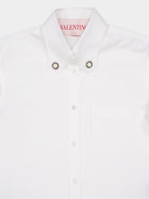 Valentino Garavani Optic White Cotton Poplin Shirt