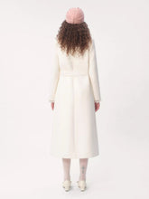 Valentino Garavani Ivory Drill Double Coat