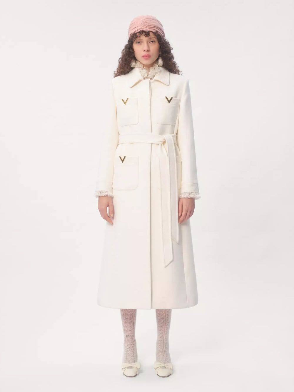 Ivory Drill Double Coat