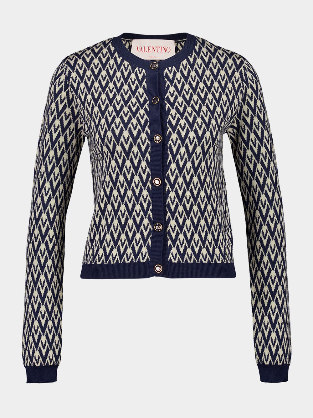 Toute La V Jacquard Cardigan