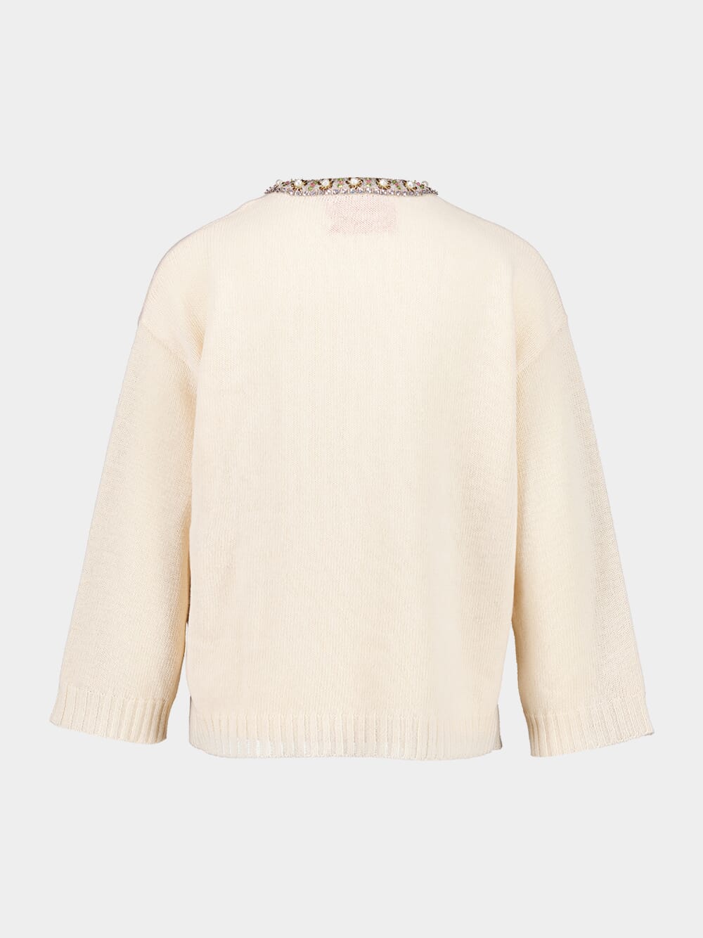 Birch Embroidered Wool Jumper