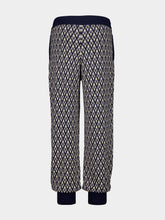 Valentino Garavani Toute la V Jacquard Wool Knit Trousers